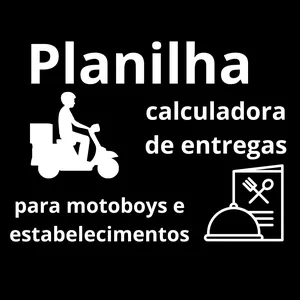 Imagem de capa para o Curso online Planilha calculadora de entregas para motoboys e estabelecimentos