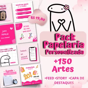 Imagem do curso PACK PAPELARIA PERSONALIZADA