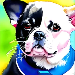 Imagen de portada para Curso online Travesuras Cromáticas: El Encanto Multicolor del Buldog