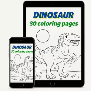 Imagen de portada para Ebook Dinosaurs Coloring Book