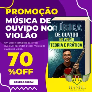 Imagem de capa para o Ebook MÚSICA DE OUVIDO NO VIOLÃO [ EBOOK ]