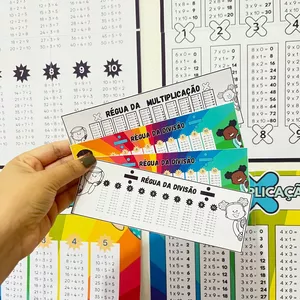 Imagem de capa para o Ebook Kit Completo de Cartazes e Réguas de Multiplicação e Divisão!