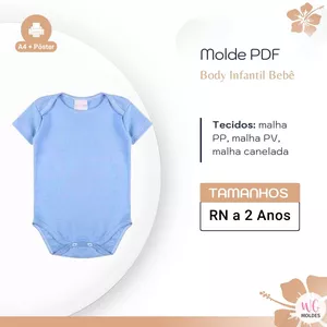 Imagem de capa para o Ebook MOLDE BODY INFANTIL BEBÊ