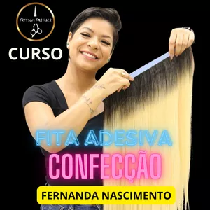 Imagem do curso Curso Mega Hair de Fita Adesiva (Confecção)