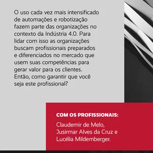 Imagem do curso SAIBA COMO VOCÊ PODE SE PREPARAR PARA O TRABALHO NA INDÚSTRIA 4.0