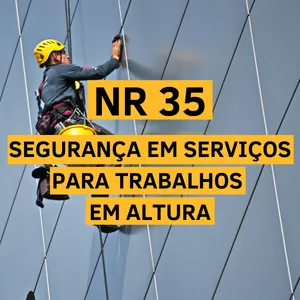 Imagem do curso NR 35 - SEGURANÇA EM SERVIÇOS PARA TRABALHOS EM ALTURA