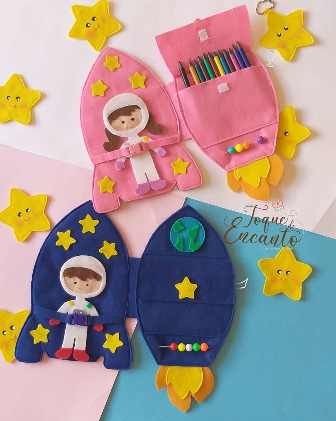 Imagem do curso Curso Online em Feltro Foguete Divertido e Chaveiro.