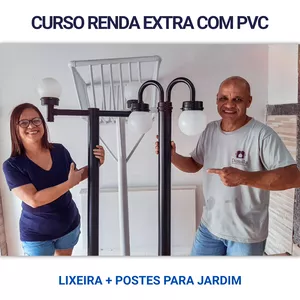 Imagem de capa para o Curso online Curso - Lixeira e Postes de PVC