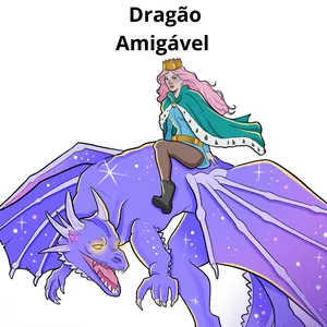 Imagem de capa para o Ebook A História da Princesa e o Dragão Amigável