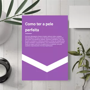 Imagem de capa para o Ebook Ebook - Dicas de cuidado para ter a pele de coreana