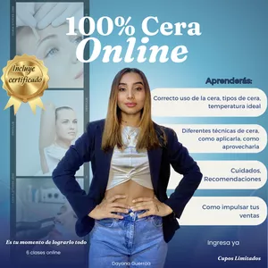Imagen de portada para Curso online 100% Cera