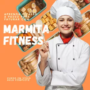 Imagem de capa para o Curso online Refeições saudáveis, corpo feliz: Guia completo de marmitas fitness 