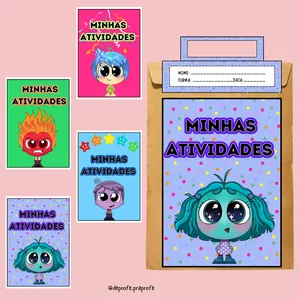 Imagem de capa para o Ebook Capas e alças tema: DIVERTIDAMENTE 2 