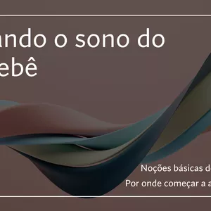 Imagem de capa para o Ebook Ajudando o sono do seu bebê