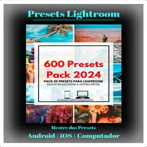 Imagem de capa para o Curso online 600 Ligtroom Presets Pack 2024 en français