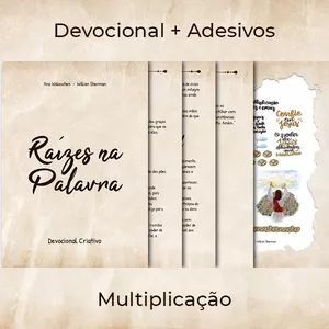Imagem de capa para o Ebook Devocional + Adesivos: A Multiplicação dos Pães e Peixes [Raízes na Palavra]