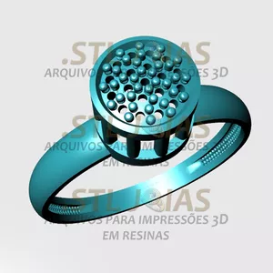 Imagem de capa para o Curso online ANEL CRAVEJADO Arquivo para impressão 3D Formato STL