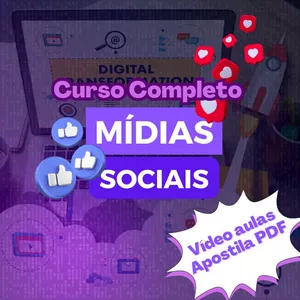 Imagem do curso Curso Completo de Mídias Sociais - Marketing Digital nas redes sociais!
