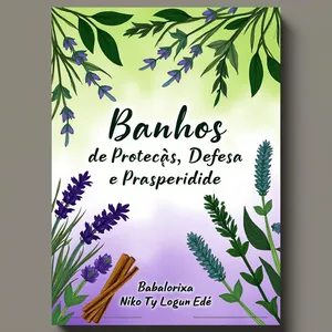 Imagem de capa para o Ebook Banhos Poderosos de Proteção, Defesa e Prosperidade – Com a Força dos Orixás
