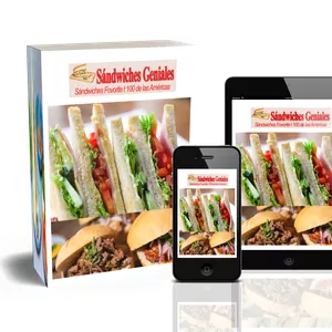 Imagen de portada para Ebook 100 Recetas del Sándwiches Geniales 