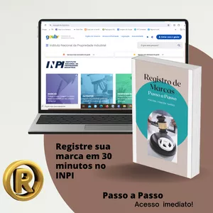 Imagem de capa para o Ebook Registro de Marca. Passo a Passo 