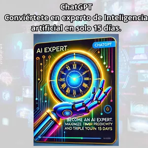 Imagen de portada para Curso online Conviértete en un Experto en AI, Maximiza tu tiempo y Triplica tu Productividad en 15 Días"