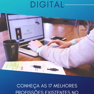 Imagem de capa para o Ebook As 17 Melhores Profissões No Mundo Do Marketing Digital