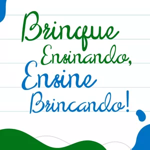 Imagem de capa para o Ebook Brinque ensinando, ensine brincando!