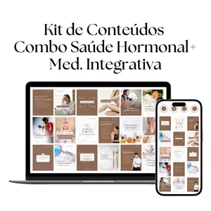 Imagem de capa para o Curso online Combo - Saúde hormonal + Medicina Integrativa