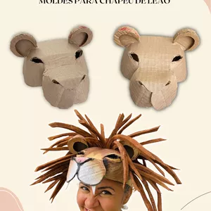 Imagem de capa para o Ebook MOLDE PARA O CHAPÉU DE LEÃO