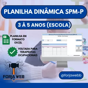 Imagem de capa para o Ebook Planilha Dinâmica SPM-P Escola (3 à 5 anos)