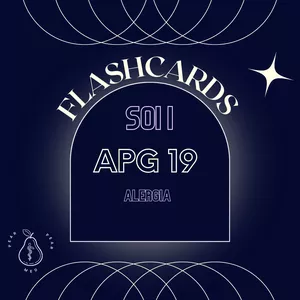 Imagem de capa para o Ebook FLASHCARDS - SOI I - APG 19 - ALERGIA 