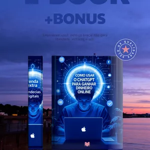 Imagem de capa para o Ebook Como Usar o ChatGPT para Ganhar Dinheiro Online – Guia Prático + Bônus Exclusivos