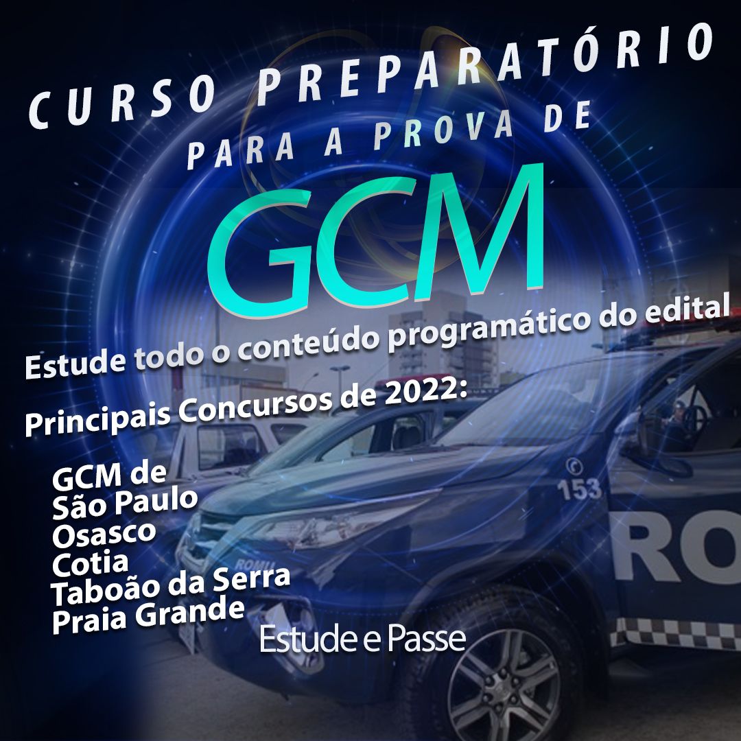 Imagem do curso Curso Preparatório Guarda Civil Metropolitano (GCM)