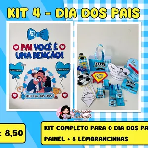 Imagem de capa para o Ebook 💙Kit 4 - Dia dos Pais 