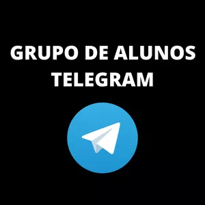 Imagem de capa para o Curso online Grupo de Alunos Telegram