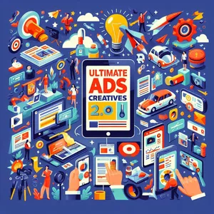 Imagem de capa para o Ebook +290 Criativos de Alta Conversão Editáveis no Canva