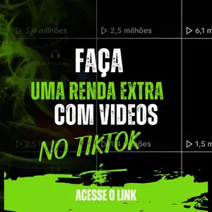 Imagem de capa para o Ebook Faça uma renda extra em dólar produzindo vídeo para o Tik Tok