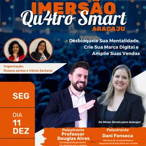 Imagem de capa para o Evento presencial Imersão Qu4tro Smart