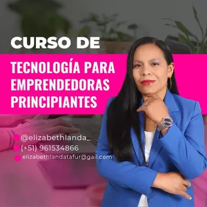 Imagen de portada para Curso online CURSO DE TECNOLOGÍA PARA EMPRENDEDORAS PRINCIPIANTES.
