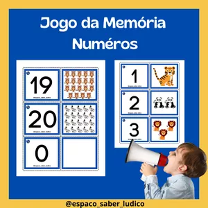 Imagem de capa para o Ebook Jogo da Memória (Números)
