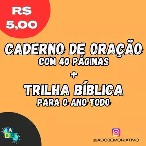 Imagem de capa para o Ebook TRILHA BÍBLICA + CADERNO DE ORAÇÕES