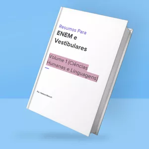 Imagem de capa para o Ebook Resumos Para Enem e Vestibulares 