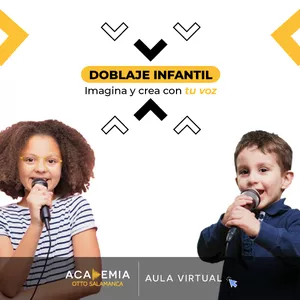Imagen de portada para Curso online Curso de Doblaje Infantil 