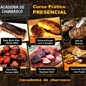 Imagem principal do produto CURSO PRESENCIAL ACADEMIA DE CHURRASCO 20/MARÇO