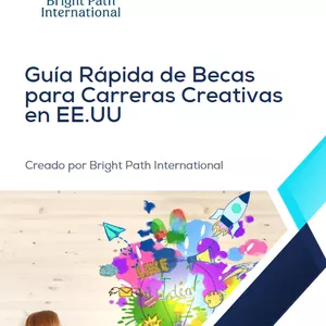 Imagen de portada para Ebook Guía Rápida de Becas para Carreras Creativas en EE.UU