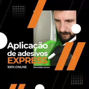 Imagem de capa para o Curso online Aplicação de adesivos Express