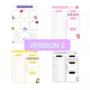Imagen de portada para Ebook PDF PLANNER SEMANAL+ PLANNER DIARIO BT21 