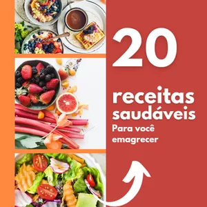 Imagem de capa para o Ebook 20 receitas para perder peso 