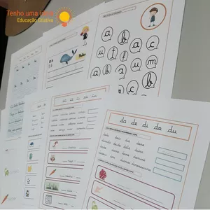 Imagem de capa para o Ebook Treinando a letra cursiva - Sílabas simples